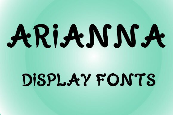 Arianna Font: Whimsical Display Type for Creative Branding