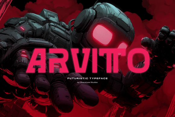 Arvitto: Designing with a Bold Futuristic Typeface
