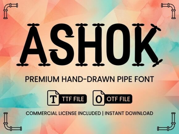 Ashok Typeface: Engineering an Industrial Aesthetic for Modern Branding