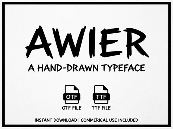 Awier: Bold Avant-Garde Typography for Impact