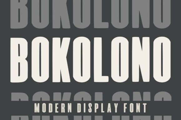 Bokolono: Maximizing Impact with Bold Condensed Typography