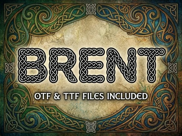 Brent: Elevating Brand Identity with Bold Decorative Typography