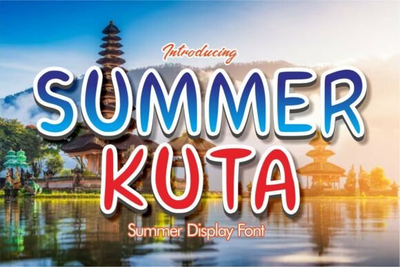 Bringing Coastal Charm to Your Designs with Summer Kuta Font