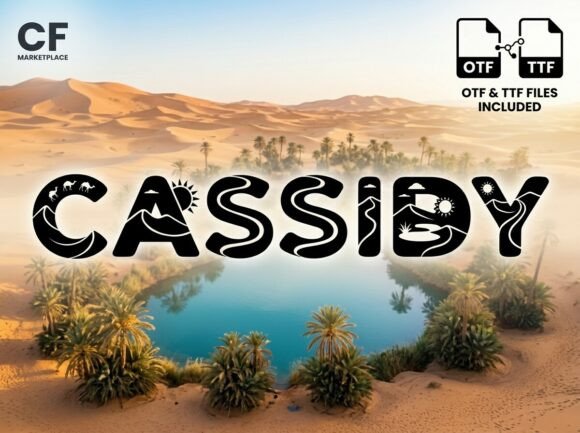 Cassidy: Elevating Brand Identity with Bold Decorative Typography