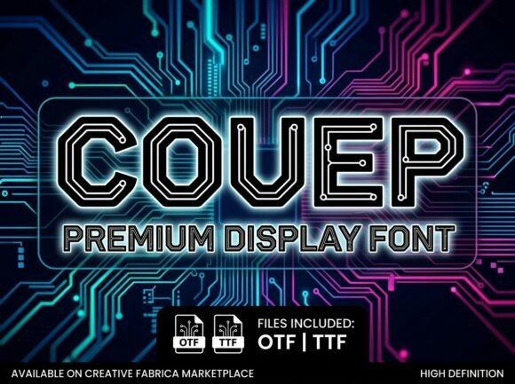 Couep: Integrating High-Voltage Typography into Digital Brand Workflows