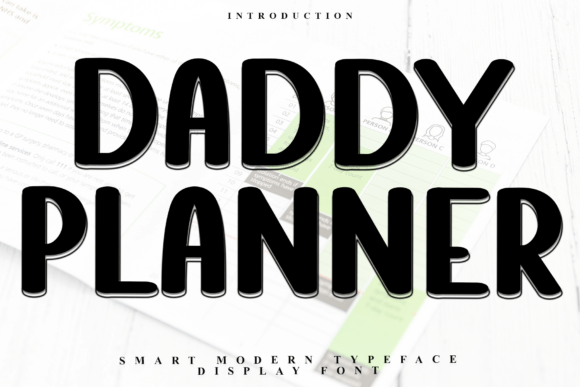 Daddy Planner: A Soft, Unique Font for Creative Design