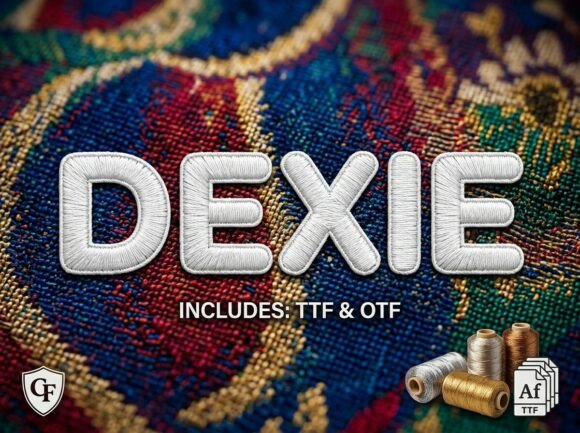 Dexie: Elevating Visual Identity with Bold Decorative Typography