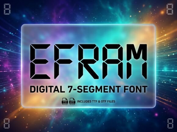 Efram: Bold Decorative Display Font for Impact