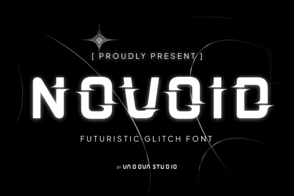 Elevate Your Designs with Novoid: The Futuristic Glitch Font for Bold Digital Aesthetics