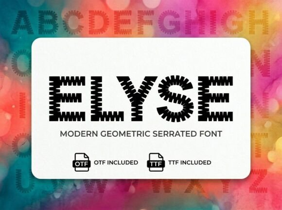 Elyse and This: Elevating Brand Identity with Bold Decorative Typography