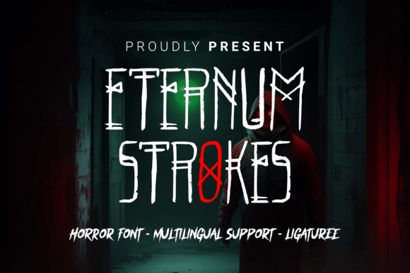 Eternum Strokes: Mastering the Balance of Horror Typography and Elegant Design