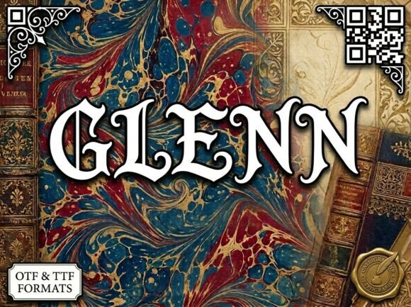 Glenn Font: Bold Decorative Display Typography