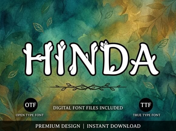 Hinda: Integrating a Bold Display Typeface into Professional Design Workflows