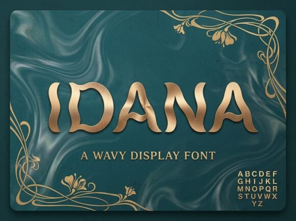 Idana: Elevating Visual Identity with Bold Decorative Typography