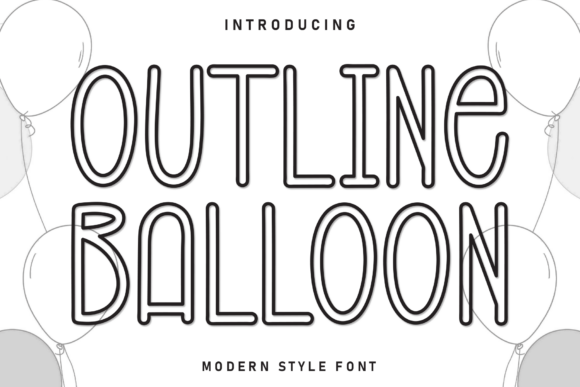 Outline Balloon: Adding Whimsy and Warmth to Your Creative Projects