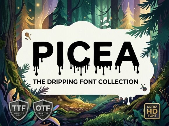 Picea Typeface: Mastering Visceral Visual Impact