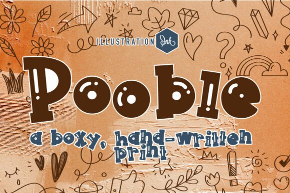 Pooble: Elevating Playful Brand Identity with Structured Display Typography