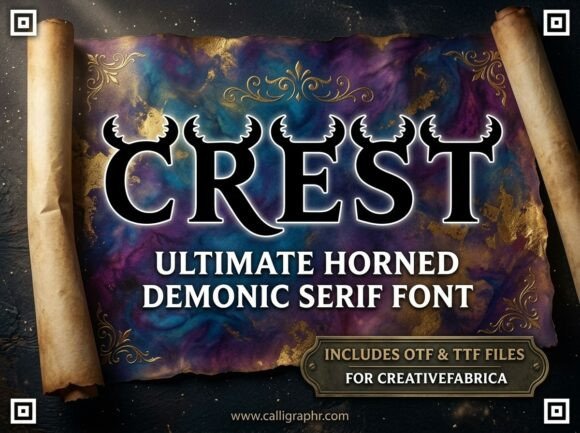 Summon a Powerful Visual Presence with Crest: The Intersection of Gothic Elegance and Modern Branding